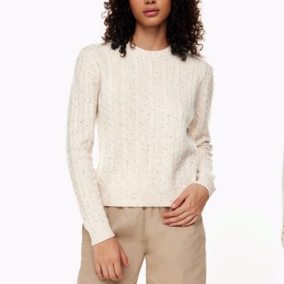New Aritzia Wilfred TNA Cashwool Percy Sweater - Picture 5 of 11